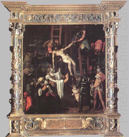 Machuca, Pedro Descent from the Cross china oil painting image
